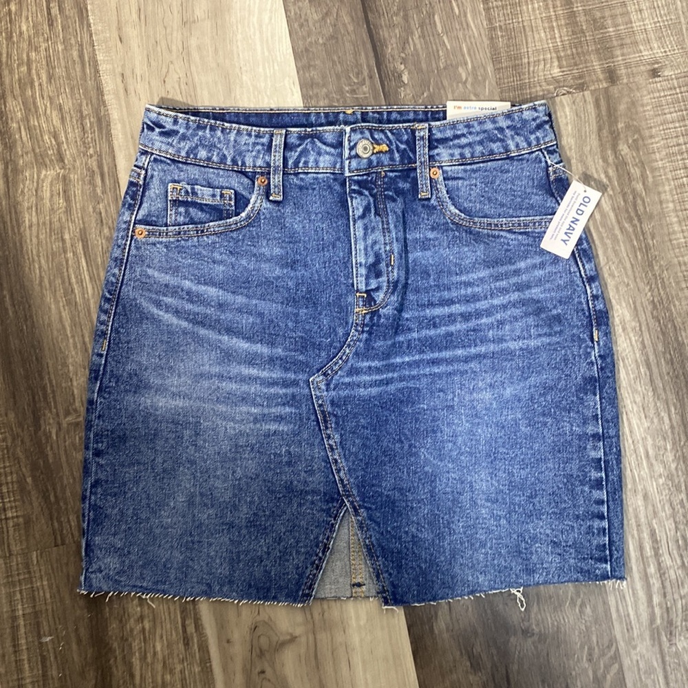 NWT Old Navy Denim Mini Women Skirt Size 0